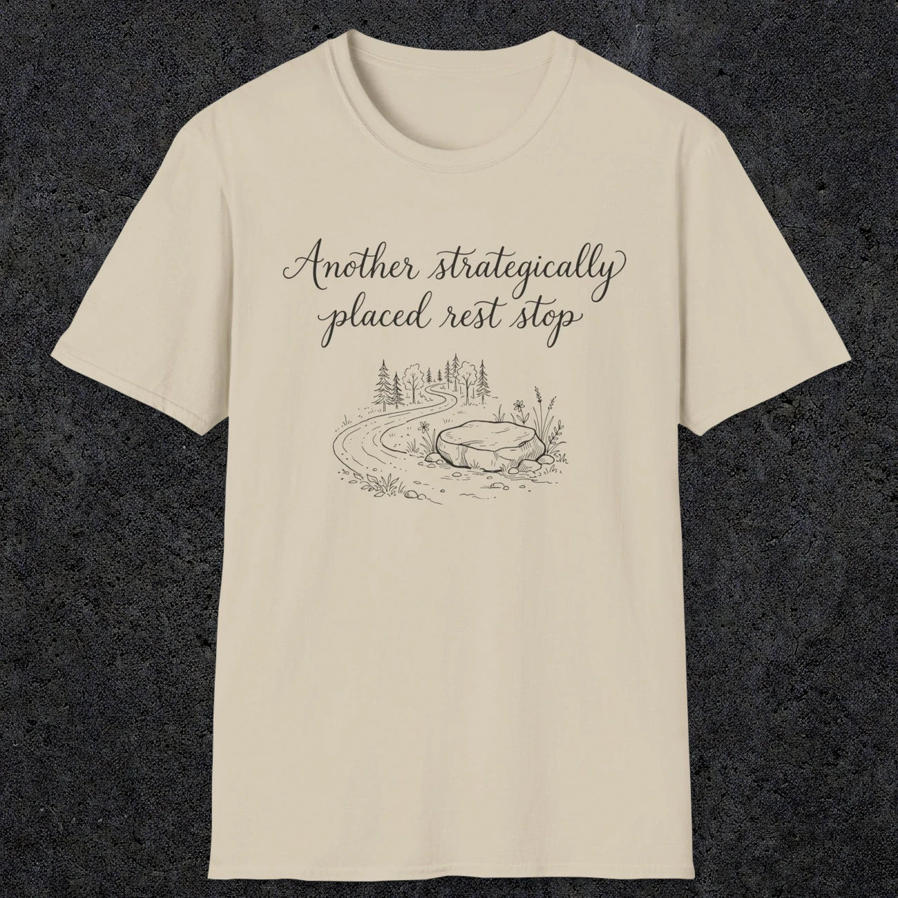 0109 Another strategically placed rest stop | Funny Dad T-Shirt | RustyDad