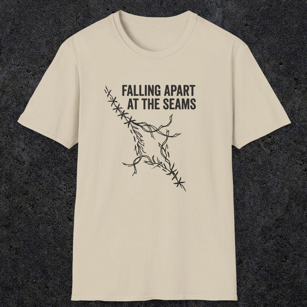 058 Falling apart at the seams | Funny Dad T-Shirt | RustyDad