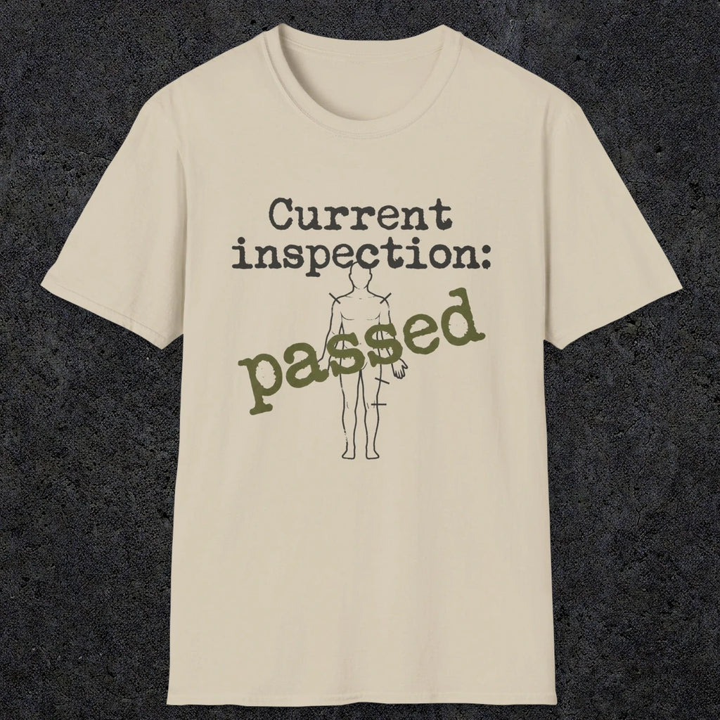 0499 Passed Inspection | Funny Dad T-Shirt | RustyDad
