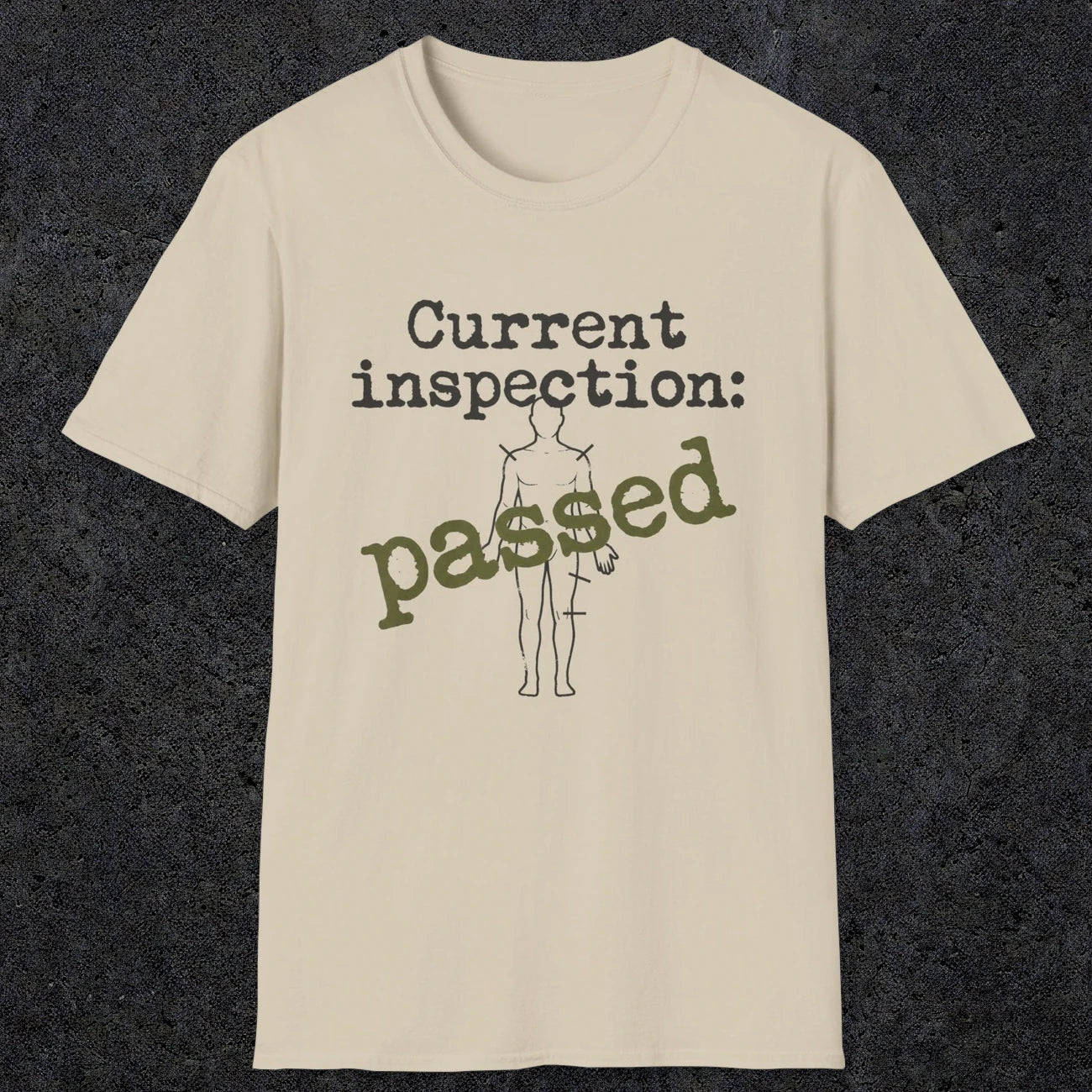 0499 Passed Inspection | Funny Dad T-Shirt | RustyDad