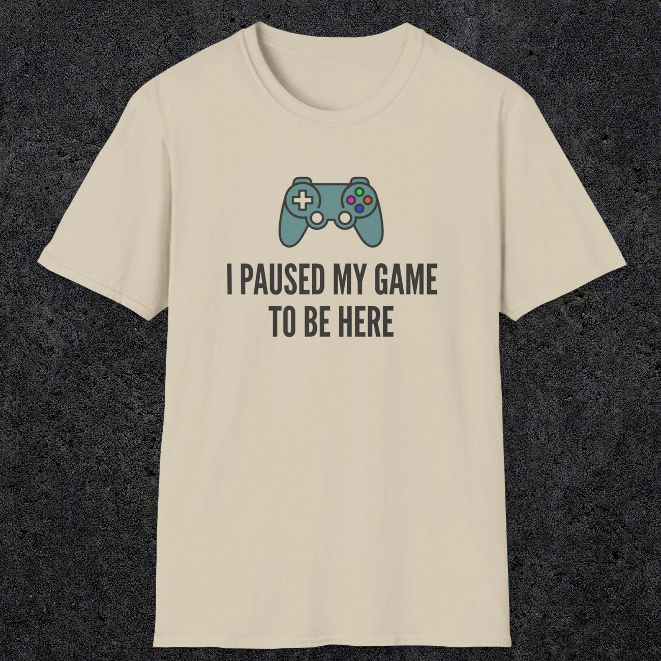0370 I Paused My Game To Be Here | Funny Dad T-Shirt | RustyDad