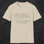 0105 The summit was breathtaking, so was the joint pain | Funny Dad T-Shirt | RustyDad