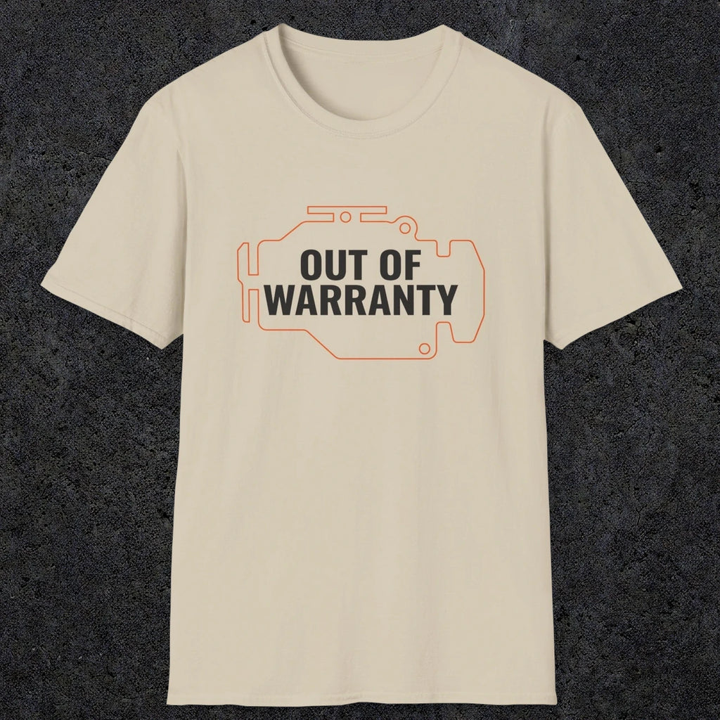 0083 Out of warranty | Funny Dad T-Shirt | RustyDad