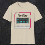 0494 I'M Fine | Funny Dad T-Shirt | RustyDad