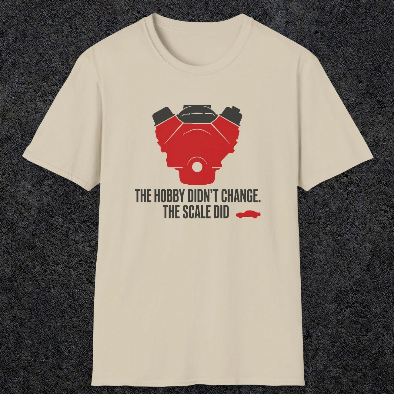 0557 The Hobby Didn't Change. The Scale Did. | Dad T-Shirt | RustyDad