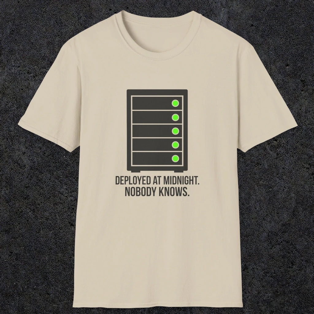0111 Deployed At Midnight Nobody Knows | Funny Dad T-Shirt | RustyDad