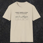 075 I don't need a gym i carry the groceries | Funny Dad T-Shirt | RustyDad