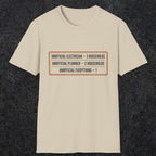 145 Unofficial Electrician Plumber Everything | Funny Dad T-Shirt | RustyDad