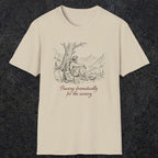 0112 Pausing dramatically for the scenery | Funny Dad T-Shirt | RustyDad