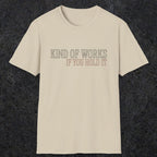 0034 Kind of works if you hold it | Funny Dad T-Shirt | RustyDad