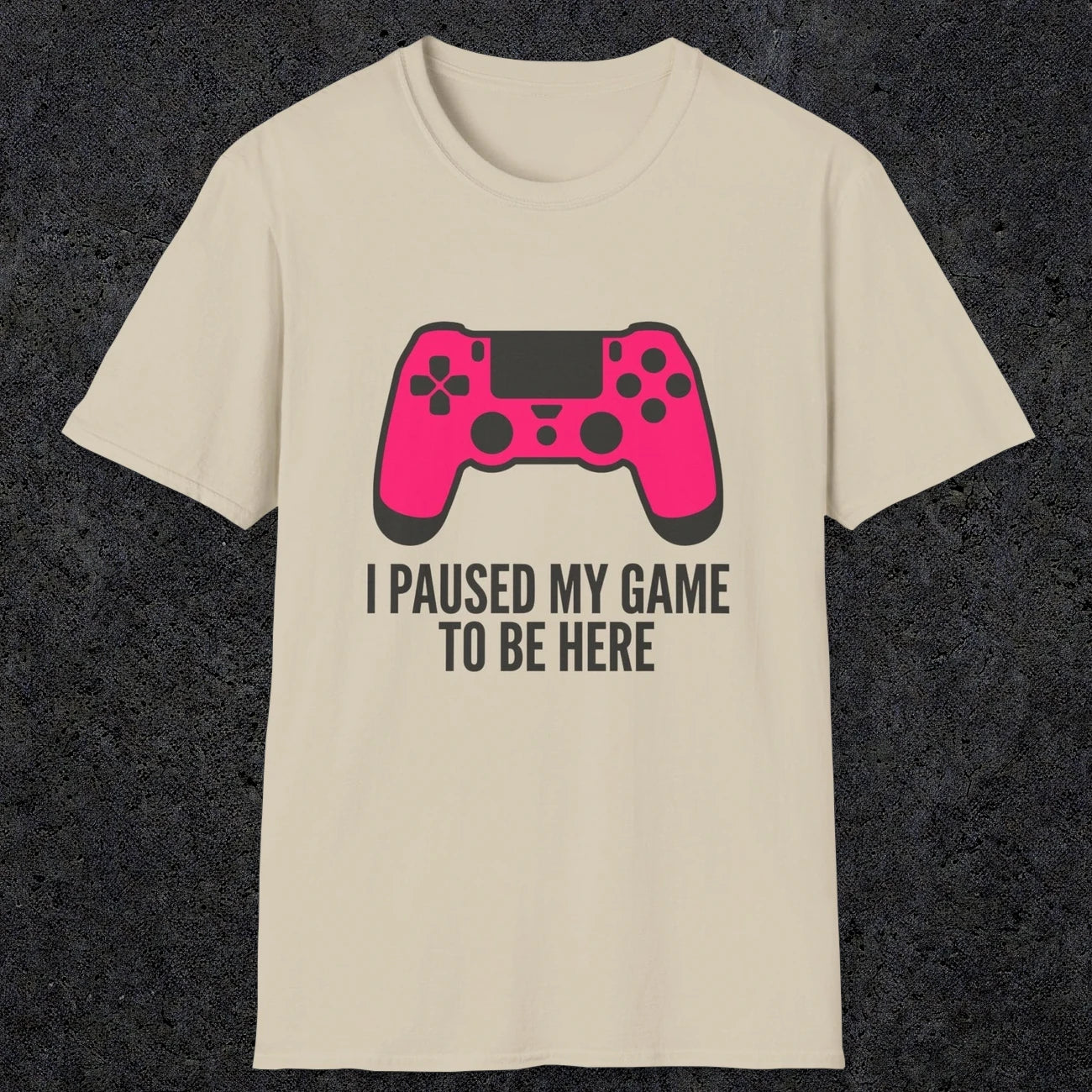 0372 I Paused My Game To Be Here | Funny Dad T-Shirt | RustyDad