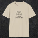 077 Comfort over everything | Funny Dad T-Shirt | RustyDad