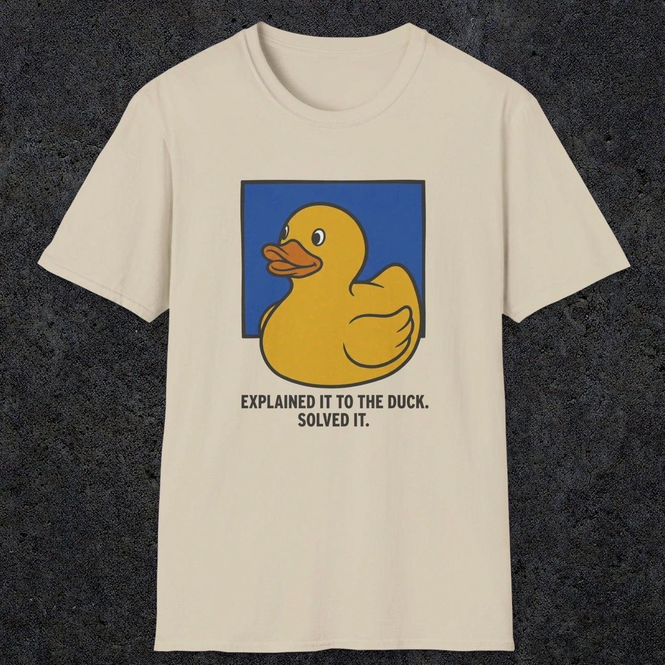 0114 Explained It To The Duck Solved It | Funny Dad T-Shirt | RustyDad