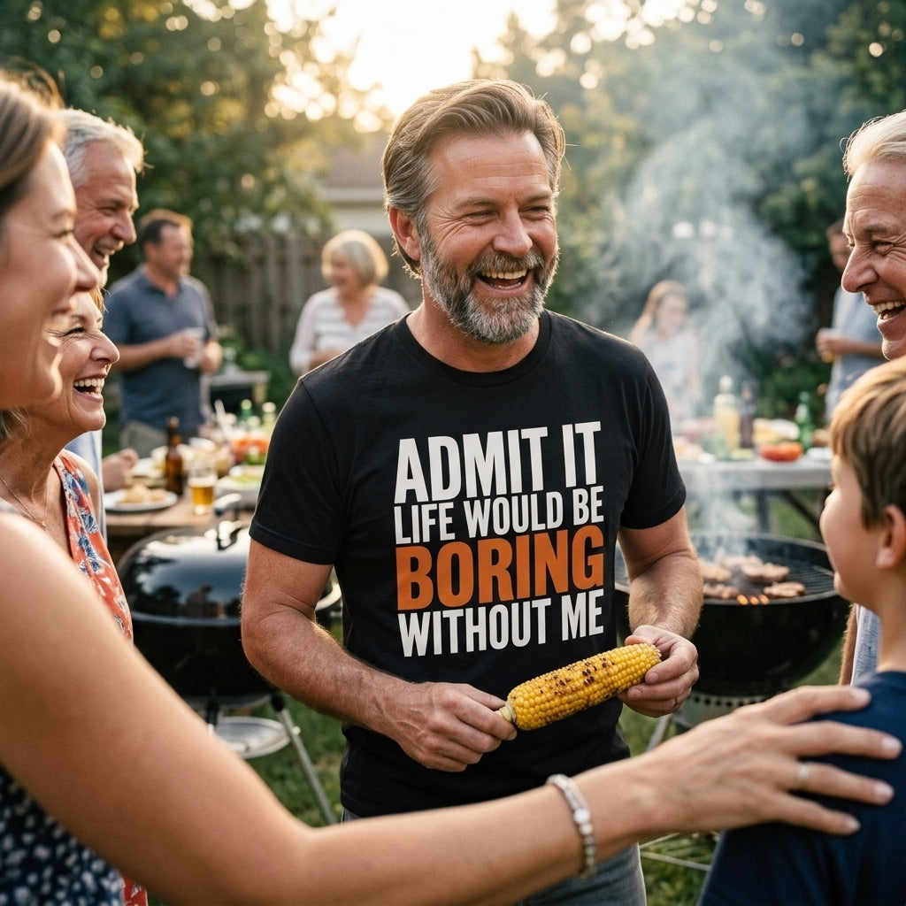 Great gift for the spouse or adult child who has been saying this for years and finally found the shirt that says it back.