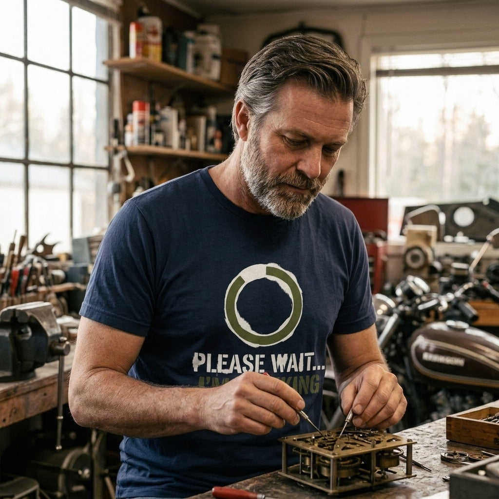 Great gift for developers, handymen, and dads who need a minute to process the request.