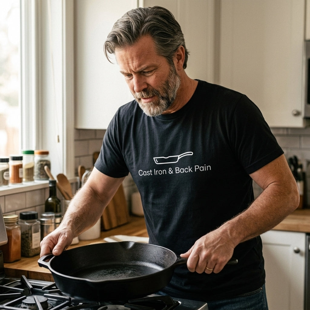 Great gift for dads who cook with heavy metal and live with the consequences.