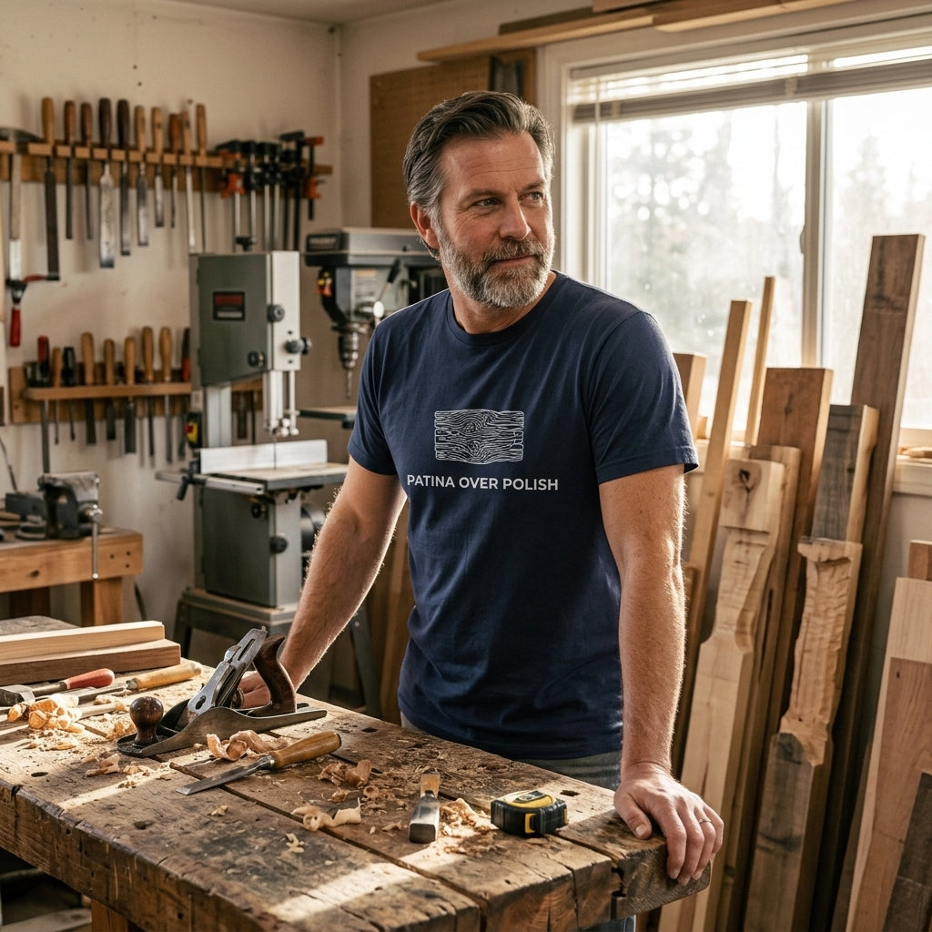 Great gift for woodworkers, mechanics, and dads who prefer things with some history.