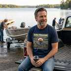 Great gift for fishing dads, lake guys, and anyone who solves stress with a boat and silence.