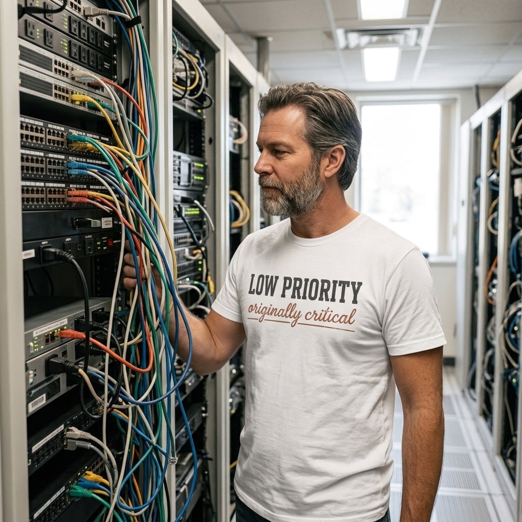 Great gift for dads in tech, maintenance, or any role where urgent is a relative term.