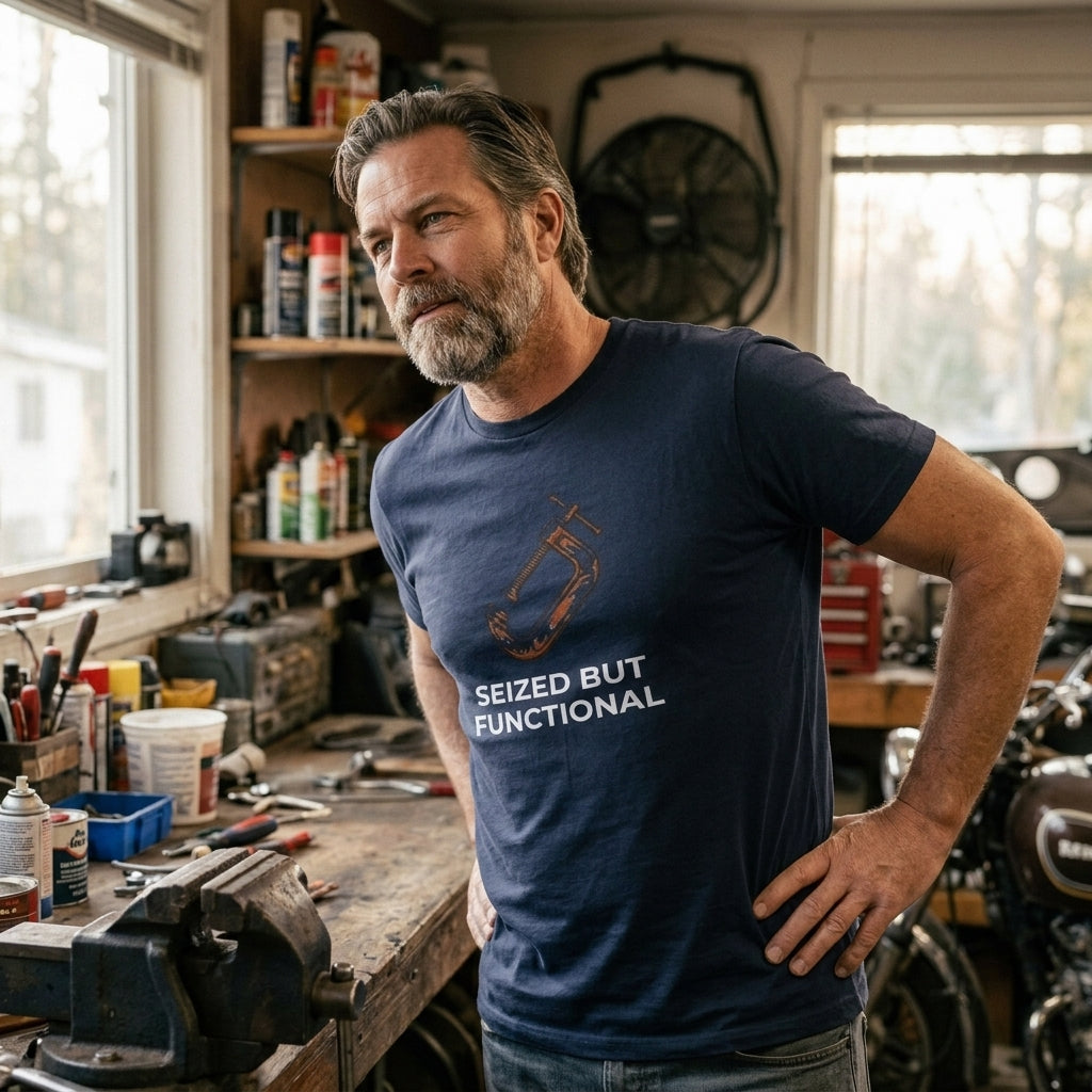 Great gift for handymen, mechanics, and guys who have more rust on their knees than their tools.