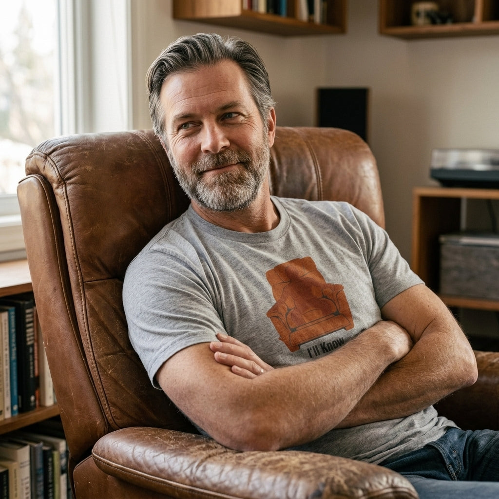 Great gift for dads with a designated chair and husbands who notice when their things move.
