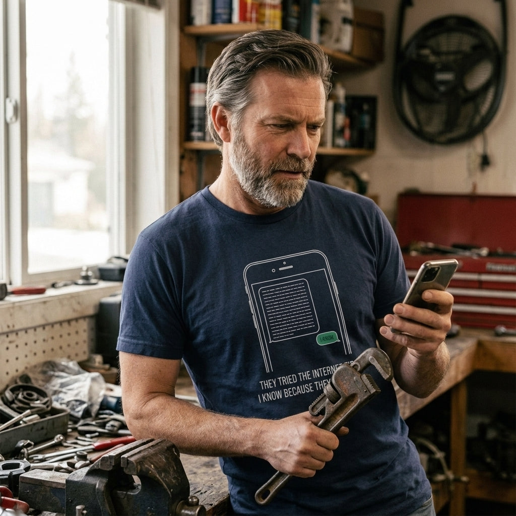 Great gift for handymen, mechanics, and the guy who fixes whatever the internet broke.