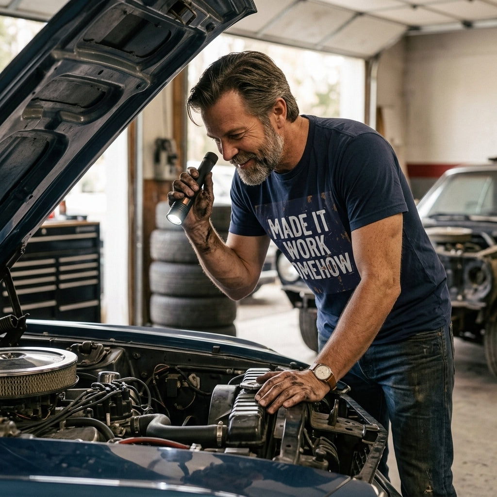 Great gift for handymen, dads who fix everything, and guys who refuse to call a professional.