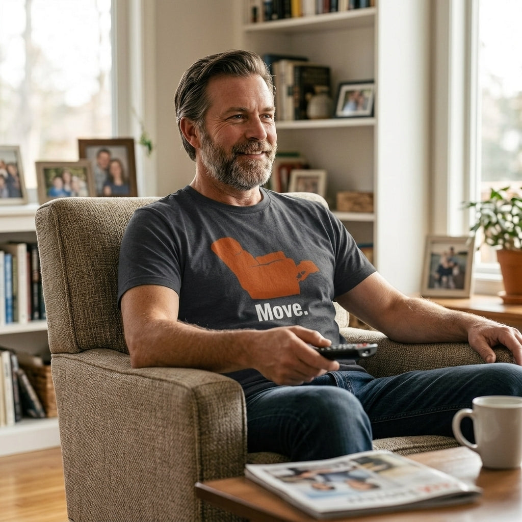 Great gift for dads who have a designated chair and everyone who knows better than to sit in it.