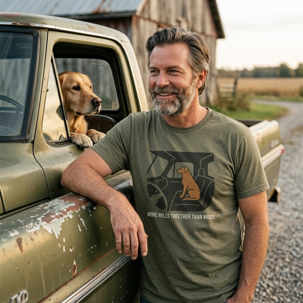 Great gift for dog owners, truck drivers, and men who travel with a co-pilot.