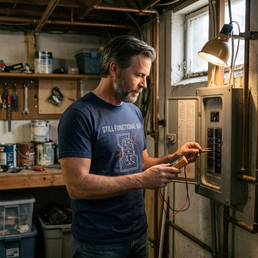 Great gift for handymen, retirees, and dads who have been through the ringer but still get the job done.