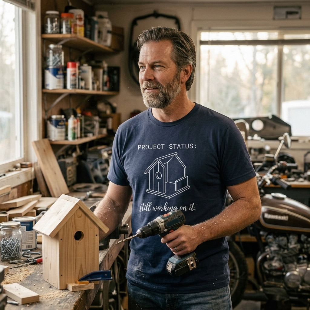 Great gift for the handyman who starts things but rarely finishes them.