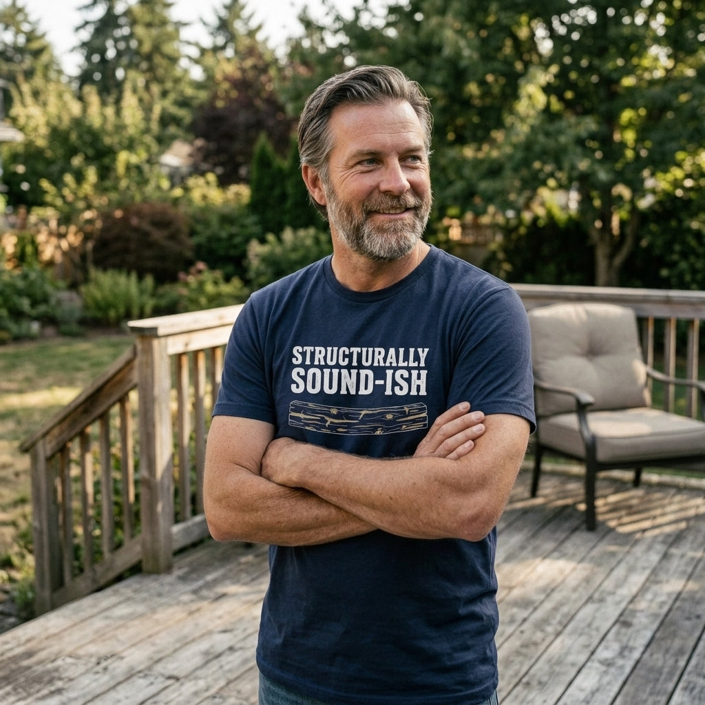 Great gift for DIY dads, weekend carpenters, and men who trust their own repairs more than the building code.