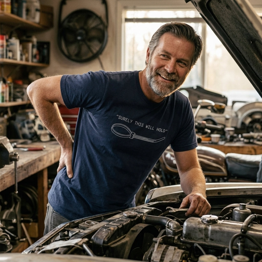 Great gift for handymen, mechanics, and dads who spend more time under the sink than on the couch.