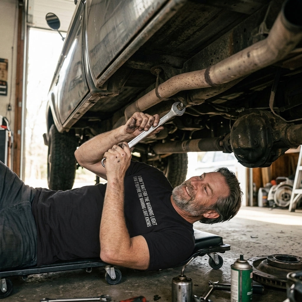 Great gift for the guy who spends more time under the hood than in the driver's seat.