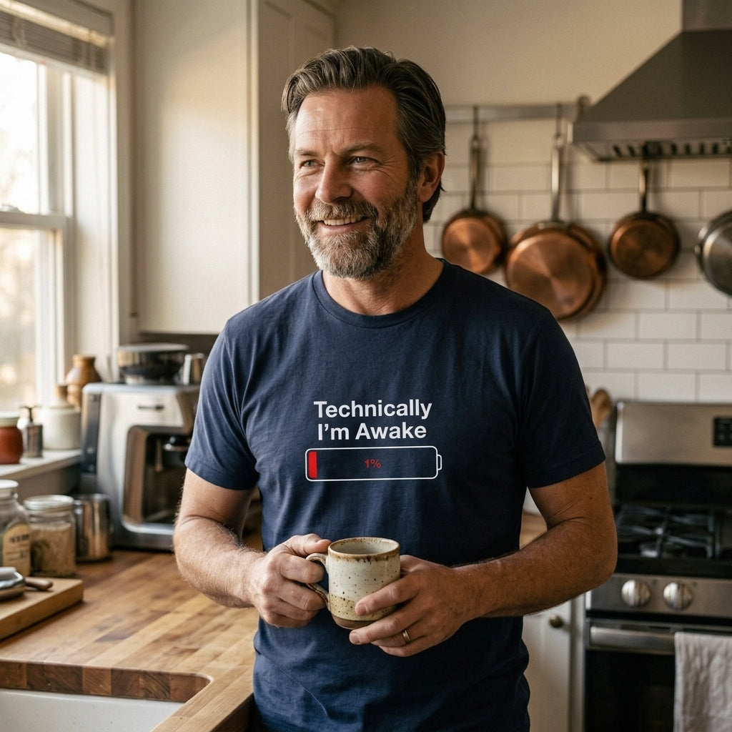 Great gift for dads who aren't morning people and husbands who require a buffer period before starting the day.