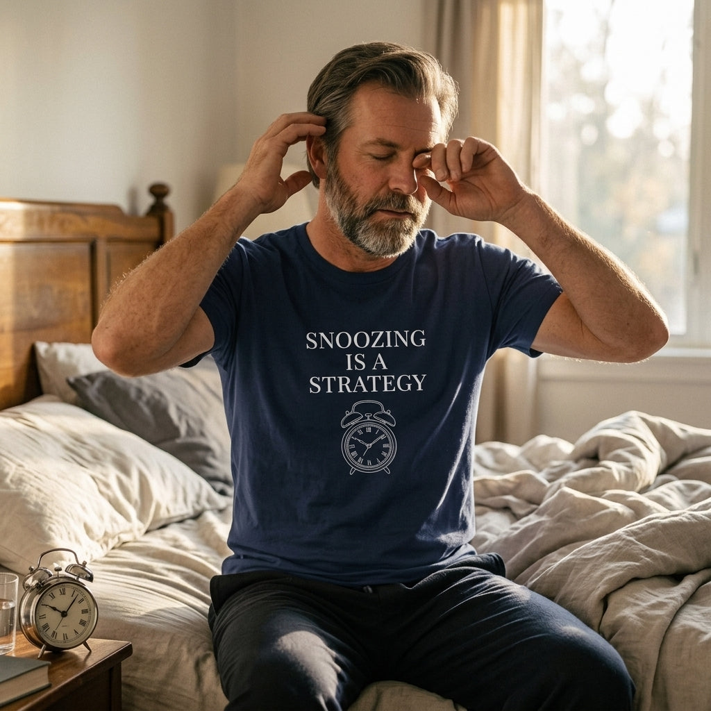 Great gift for dads who treat the alarm clock like a negotiation.