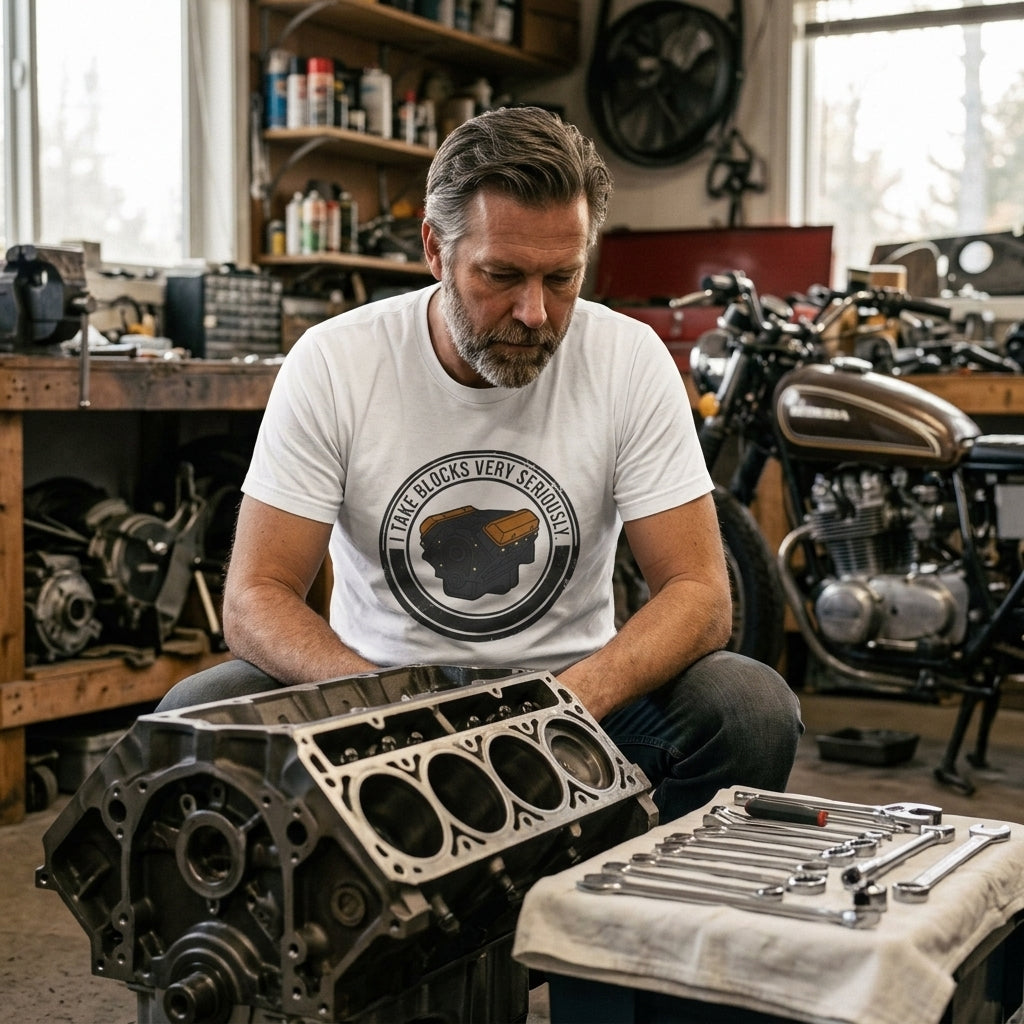 Great gift for engine enthusiasts, mechanical dads, and anyone whose Saturday plans involve a valve cover.
