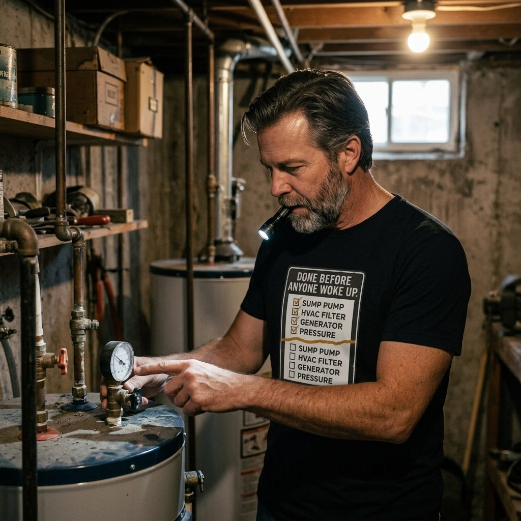 Great gift for the early-rising handyman who keeps the house running before the first cup of coffee.