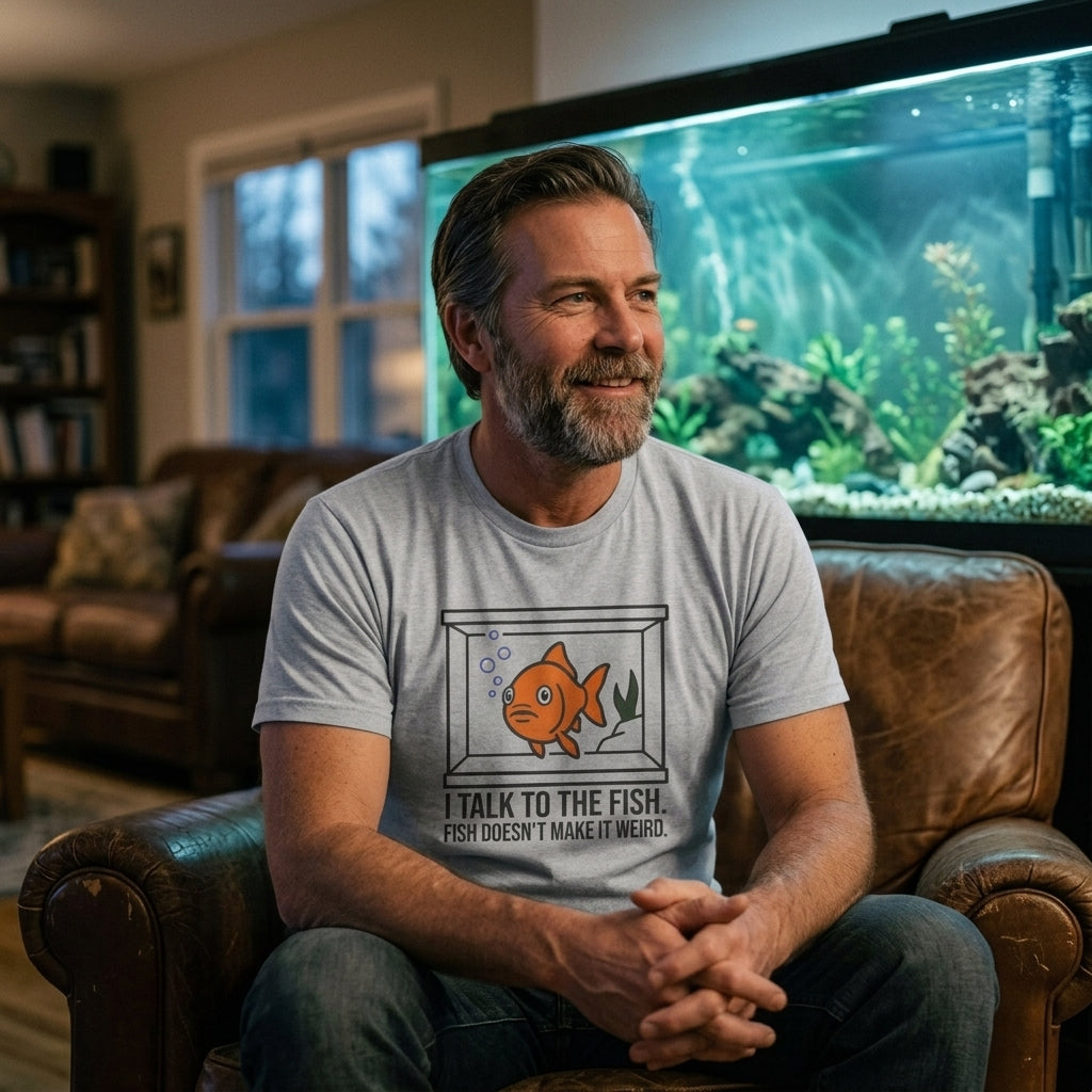 Great gift for dads who find more logic in an aquarium than a conversation.