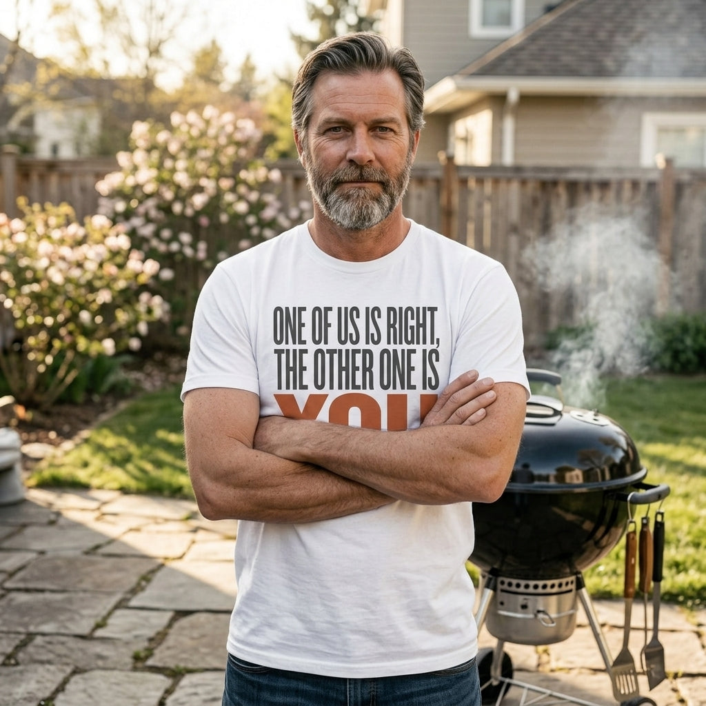 Great gift for dads who are always right and the guys who run the workshop with absolute authority.