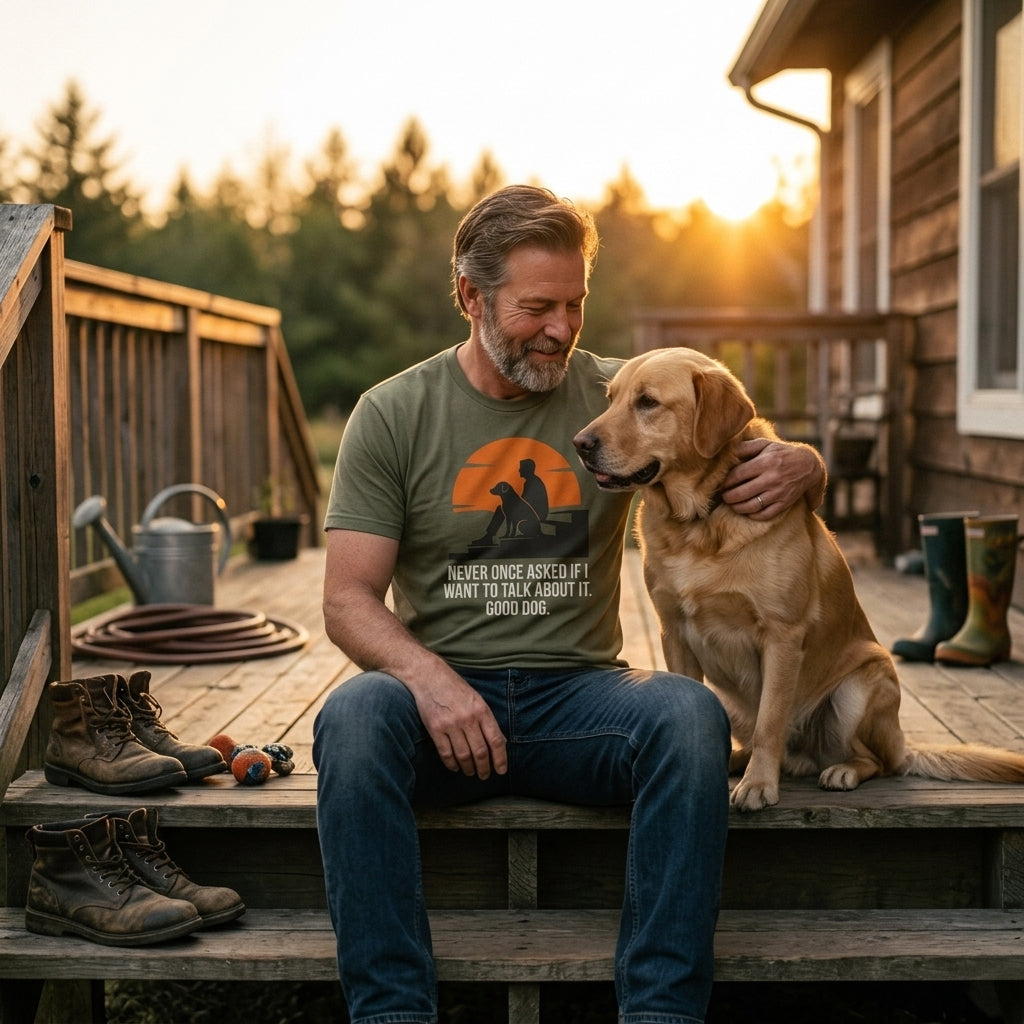 Great gift for dog owners, dads who value quiet, and the guy who considers a porch and a Labrador a complete social life.