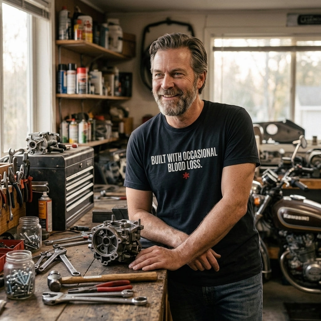 Great gift for handymen, DIY dads, and guys who treat a scrape as a badge of progress.