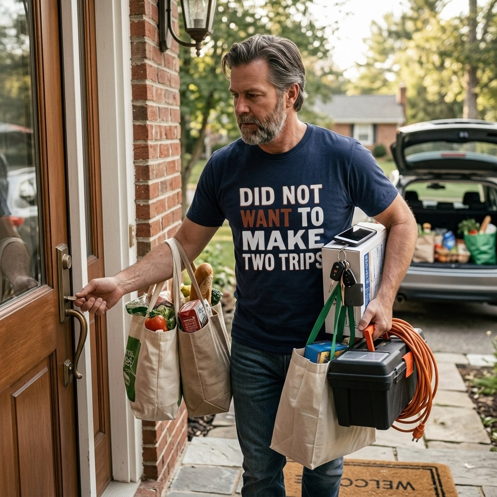 Great gift for the guy who refuses to go back to the truck for a second load.