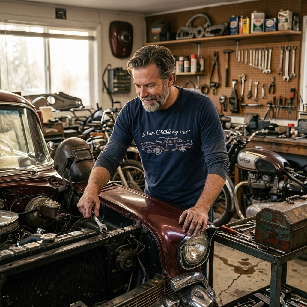 Great gift for retirees, grandpas, and dads who appreciate the character that comes with age.