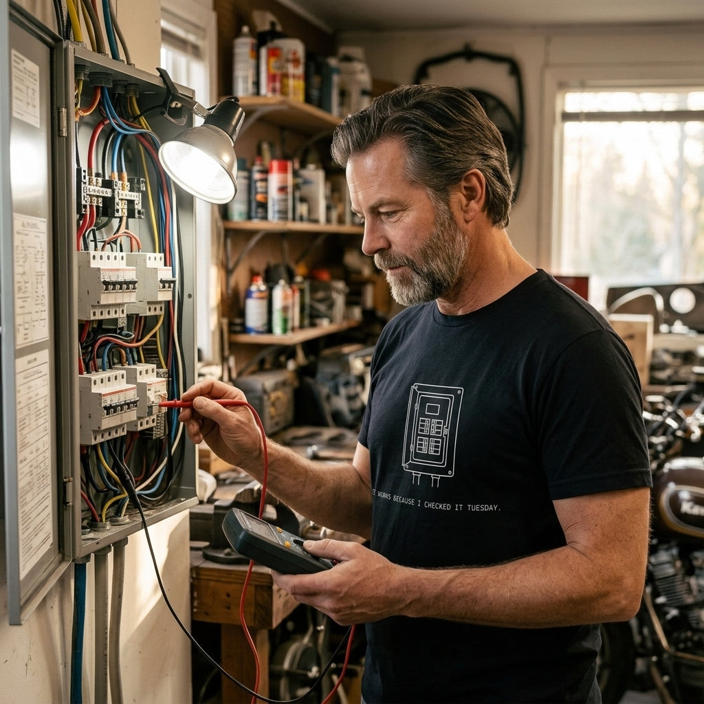 Great gift for electricians, facility managers, and dads who never leave things to chance.