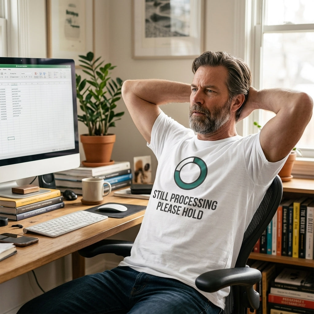 Great gift for developers, tech-savvy dads, and anyone who needs a minute to think before they speak.