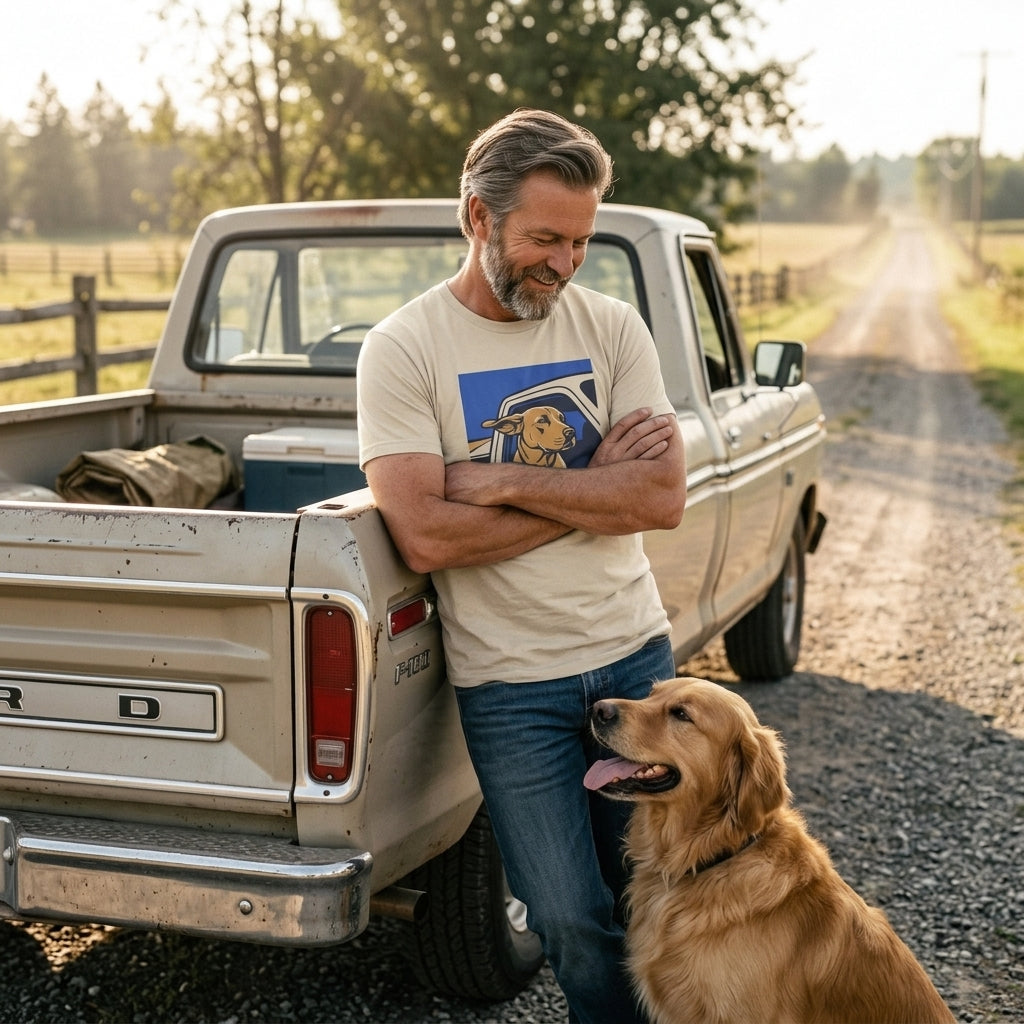 Great gift for truck owners, dog dads, and men who prefer the scenic route with a four-legged co-pilot.
