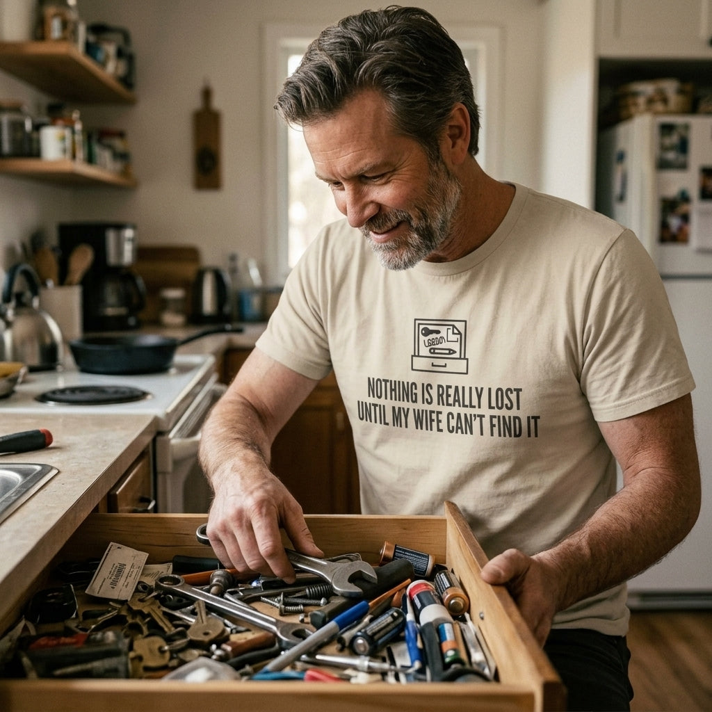 Great gift for husbands who have never lost a thing, and the wives who find everything for them.