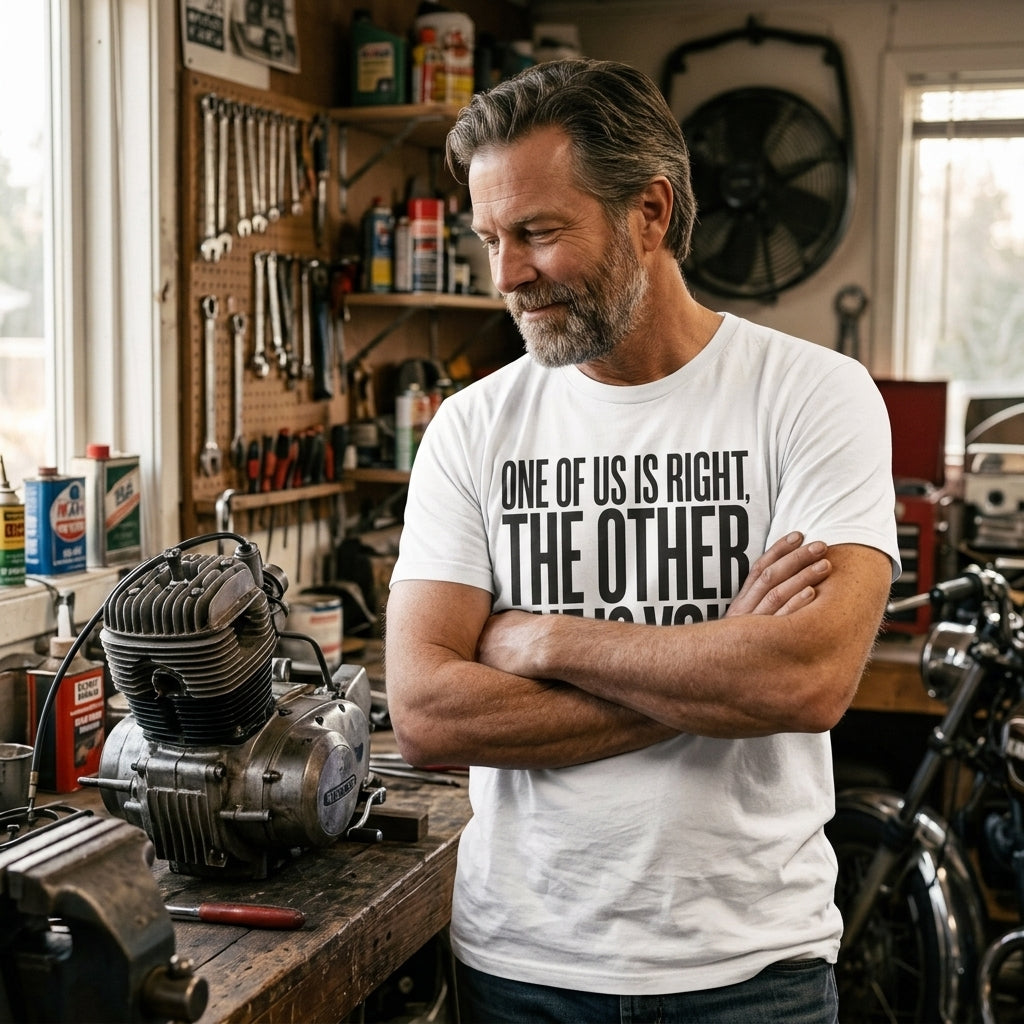 Great gift for dads who are always right, DIY guys, and husbands who won't be corrected.
