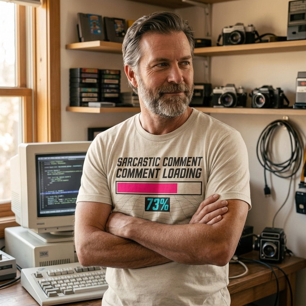 Great gift for dads who grew up in the 80s and never lost their edge.